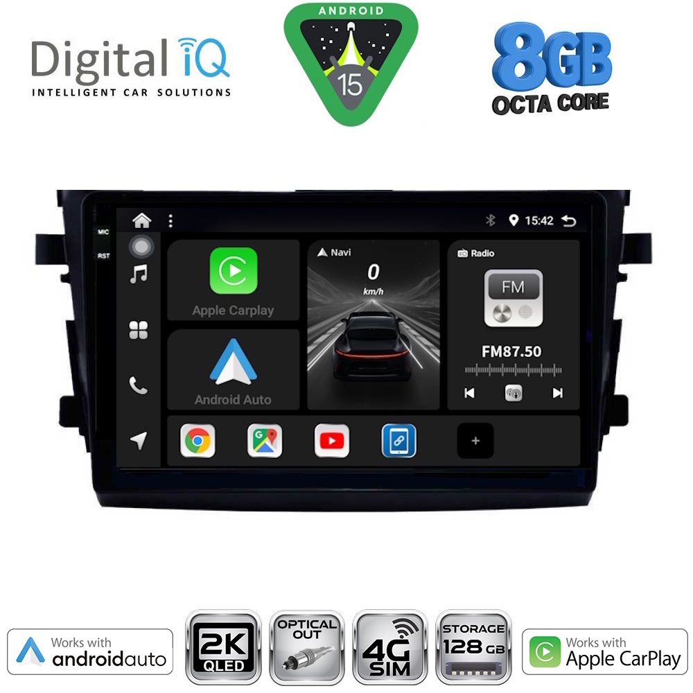 Βλησαρούλης Car Center - DIGITAL IQ BXK 20674_CPAA (9inc) MULTIMEDIA TABLET for SUZUKI CELERIO mod. 2015>