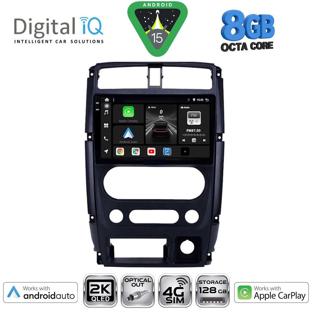 Βλησαρούλης Car Center - DIGITAL IQ BXK 20678_CPAA (9inc) MULTIMEDIA TABLET for SUZUKI JIMNY mod. 2007-2017