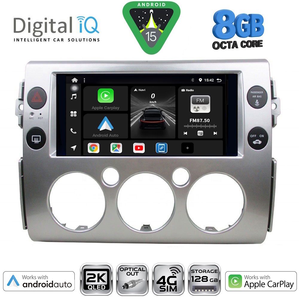 Βλησαρούλης Car Center - DIGITAL IQ BXK 20717_CPAA (9inc) MULTIMEDIA TABLET for TOYOTA FJ CRUISER mod. 2007-2013