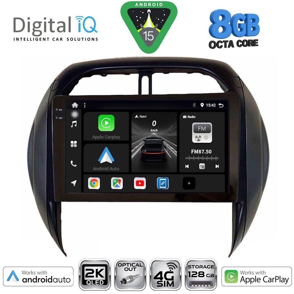 Βλησαρούλης Car Center - DIGITAL IQ BXK 20730_CPAA CLIMA (9inc) MULTIMEDIA TABLET for TOYOTA RAV 4 mod. 2000-2006
