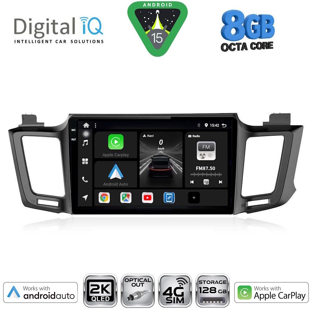 Βλησαρούλης Car Center - DIGITAL IQ BXK 20733_CPAA (10inc) MULTIMEDIA TABLET for TOYOTA RAV 4 mod. 2013-2019