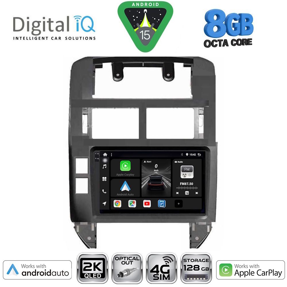Βλησαρούλης Car Center - DIGITAL IQ BXK 20755_CPAA (9inc) MULTIMEDIA TABLET for VW POLO mod. 2002-2009