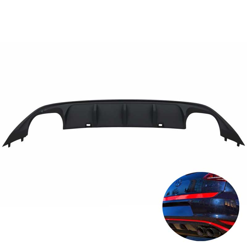 Βλησαρούλης Car Center - DIFFUSER ΠΙΣΩ ΠΡΟΦΥΛΑΚΤΗΡΑ ΓΙΑ VW GOLF 7 (2013-2017) ABT LOOK