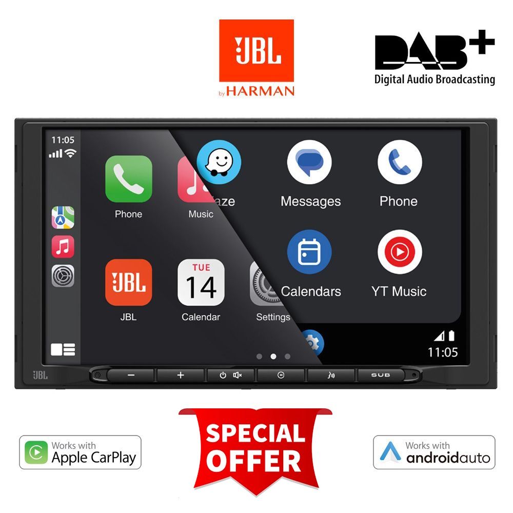 Βλησαρούλης Car Center - JBL LEGEND 700D (7” Touchscreen Multimedia Receiver with DAB+)