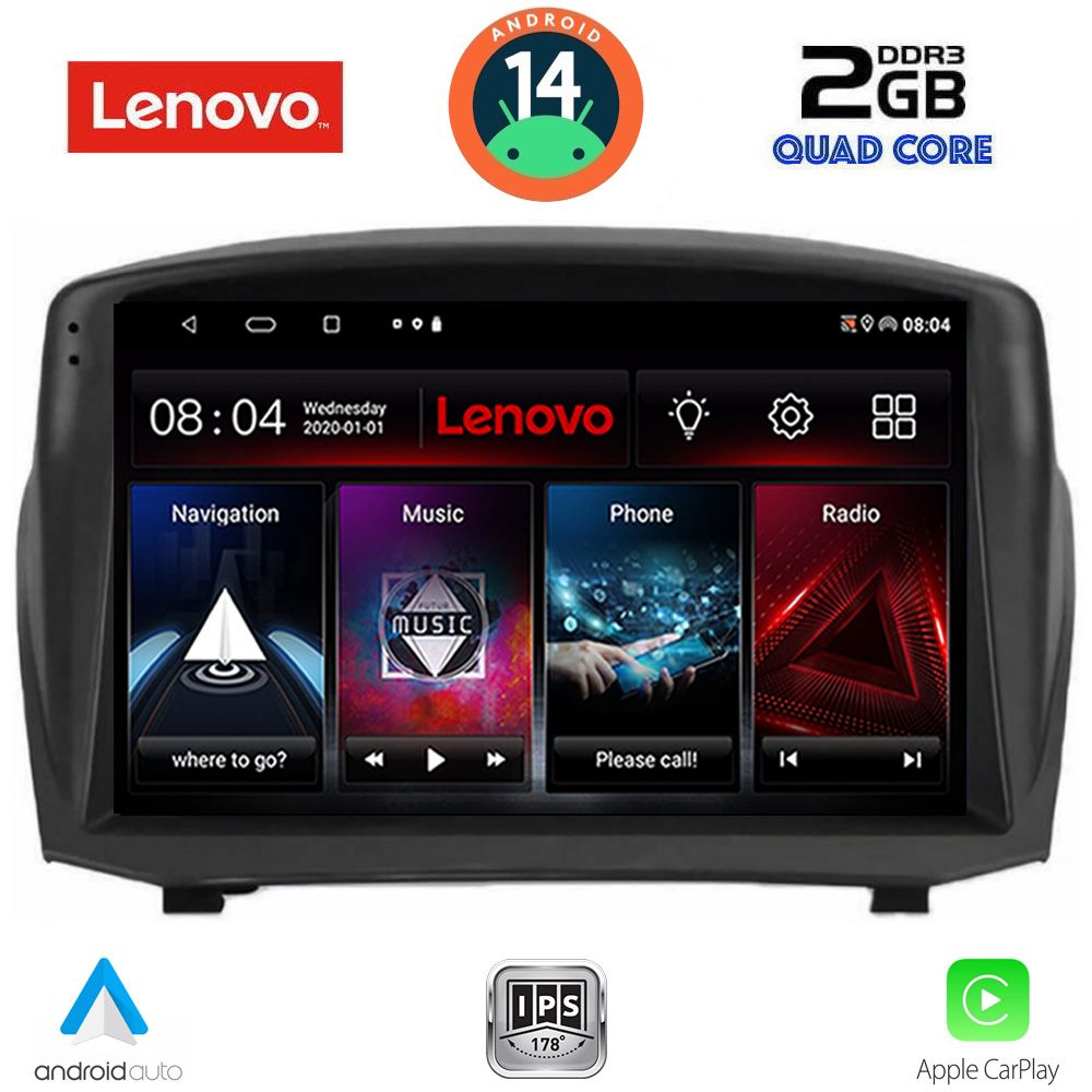 Βλησαρούλης Car Center - LENOVO LVD 2154B_CPA (9inc) MULTIMEDIA TABLET for FORD FIESTA mod. 2008-2017