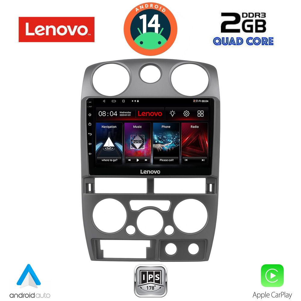 Βλησαρούλης Car Center - LENOVO LVD 2254GR_CPA (9inc) MULTIMEDIA TABLET for ISUZU D-MAX mod. 2008-2012 (GREY)