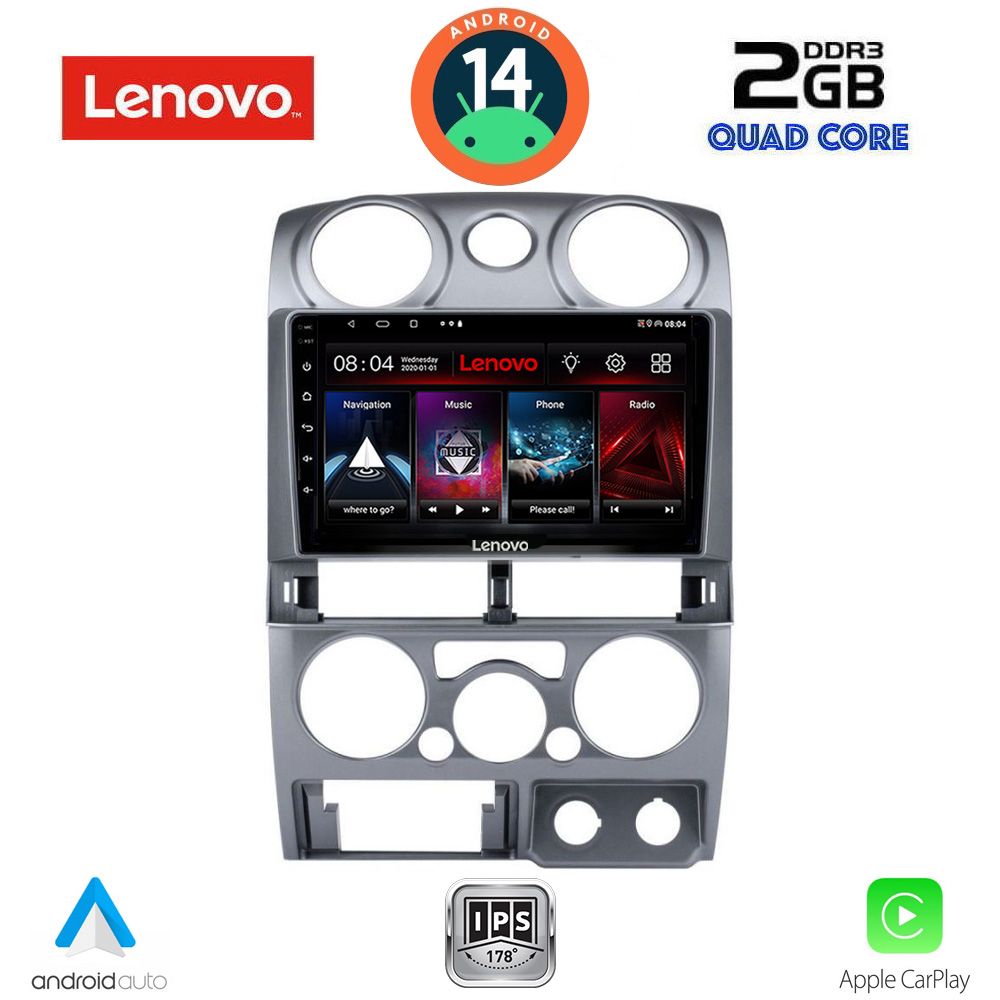 Βλησαρούλης Car Center - LENOVO LVD 2254SL_CPA (9inc) MULTIMEDIA TABLET for ISUZU D-MAX mod. 2008-2012 (SILVER)