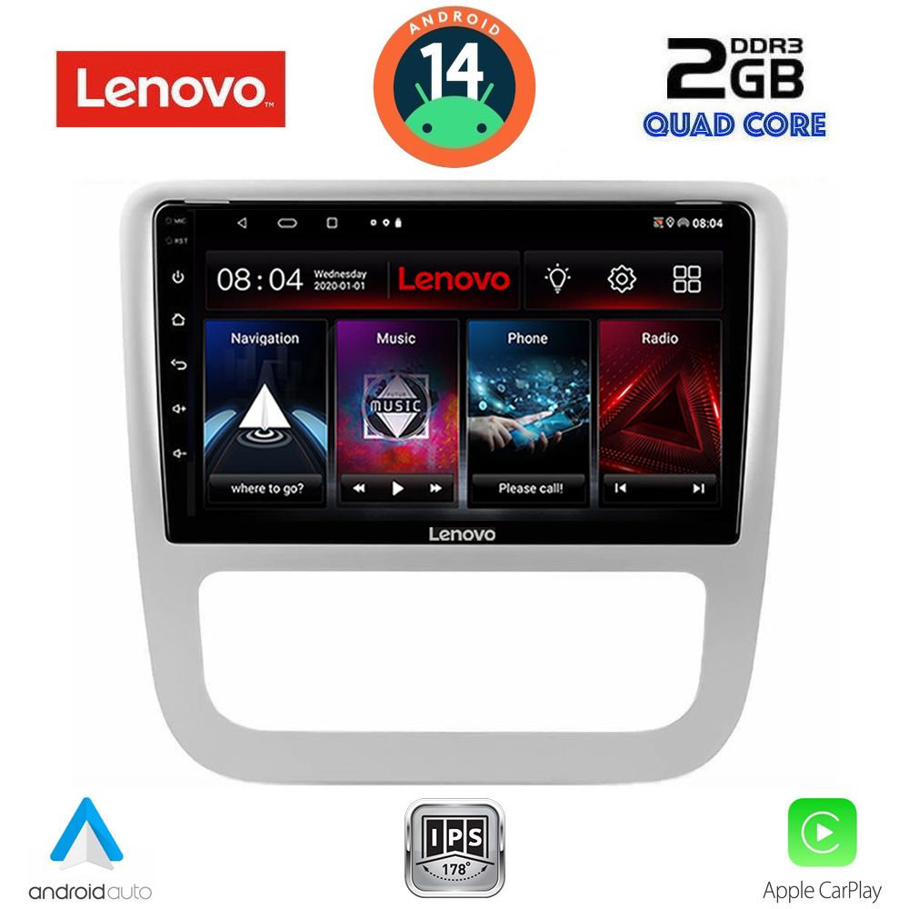 Βλησαρούλης Car Center - LENOVO LVD 2751_CPA CLIMA (9inc) MULTIMEDIA TABLET for VW EOS mod. 2006> - SCIROCCO mod. 2011-2014