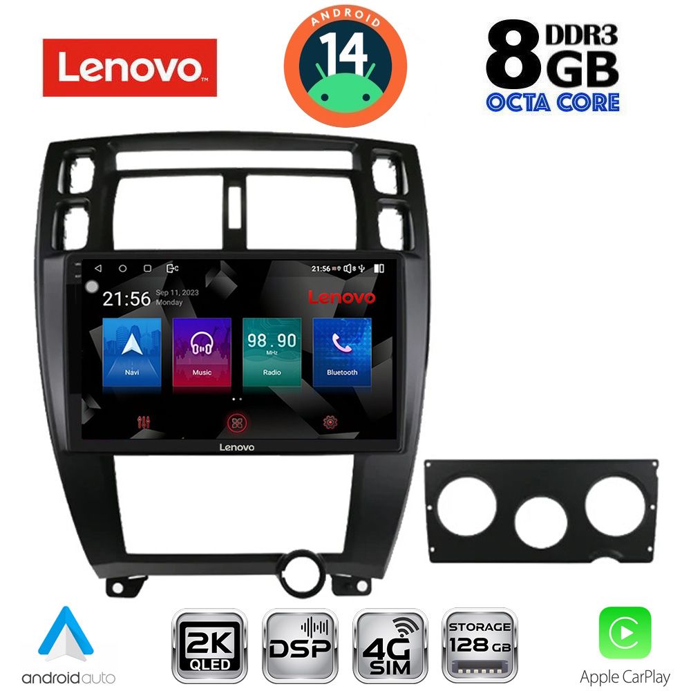 Βλησαρούλης Car Center - LENOVO SSW 10241BL_CPA (10inc) MULTIMEDIA TABLET for HYUNDAI TUCSON mod. 2004-2010 (BLACK)