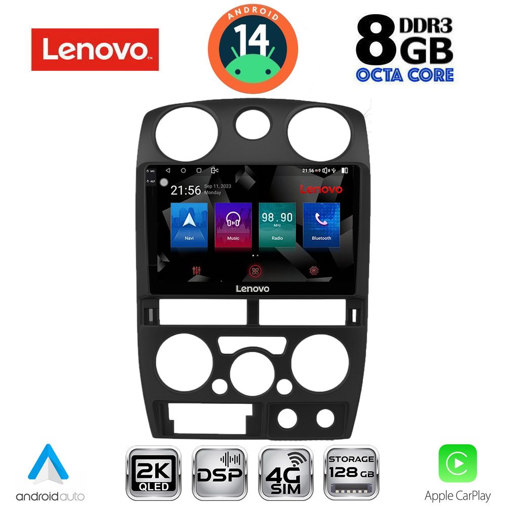 Βλησαρούλης Car Center - LENOVO SSW 10254BL_CPA (9inc) MULTIMEDIA TABLET for ISUZU D-MAX mod. 2008-2012 (BLACK)