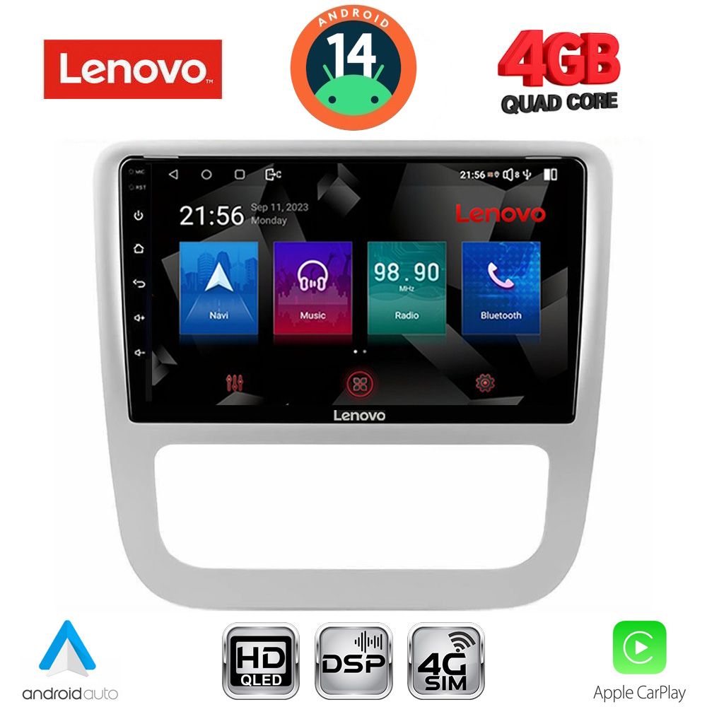 Βλησαρούλης Car Center - LENOVO SSX 9751_CPA CLIMA (9inc) MULTIMEDIA TABLET for VW   EOS mod. 2006> - SCIROCCO mod. 2011-2014