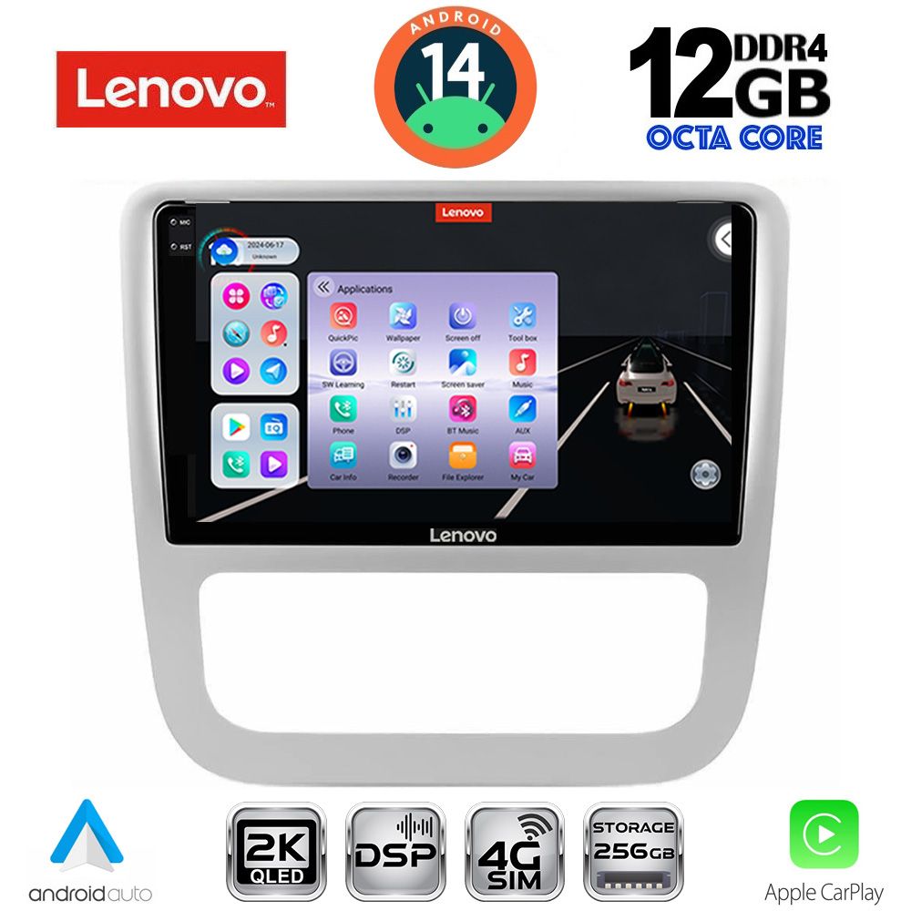 Βλησαρούλης Car Center - LENOVO SSZ 12751_CPA CLIMA (9inc) MULTIMEDIA TABLET for VW EOS mod. 2006> - SCIROCCO mod. 2011-2014