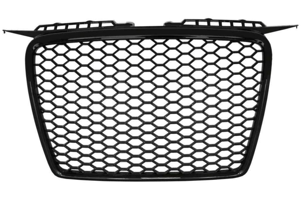Βλησαρούλης Car Center - Badgeless Front Grille suitable for Audi A3 8P (2004-2007) RS Design Piano Black