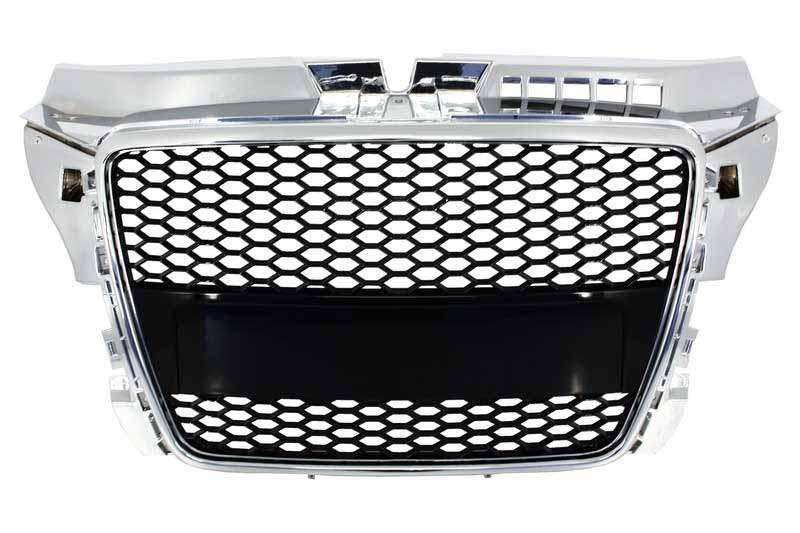 Βλησαρούλης Car Center - Badgeless Front Grille suitable for AUDI A3 8P Facelift (2007-2012) RS Design