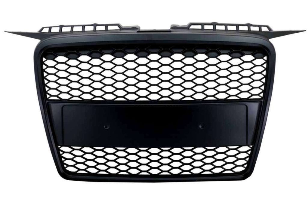 Βλησαρούλης Car Center - Badgeless Front Grille suitable for Audi A3 8P (2004-2007) Hatchback Sportback RS Design Matte Black