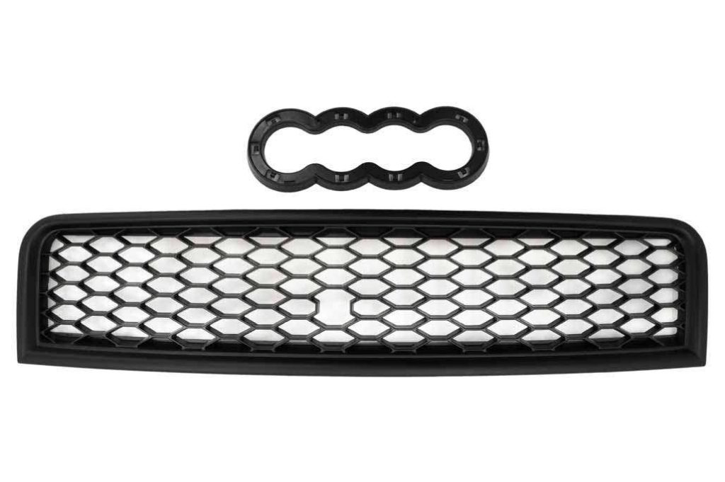 Βλησαρούλης Car Center - Badgeless Front Grille suitable for Audi A4 B6 Sedan Avant 8E/8H (2001-2004) RS Design Matte Black