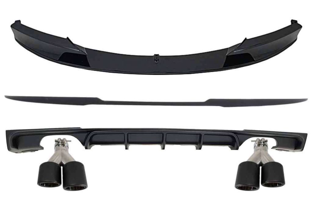 Βλησαρούλης Car Center - Body Kit Extensions suitable for BMW 3 Series F30 (2011-2019) Sedan M Design with Trunk Spoiler