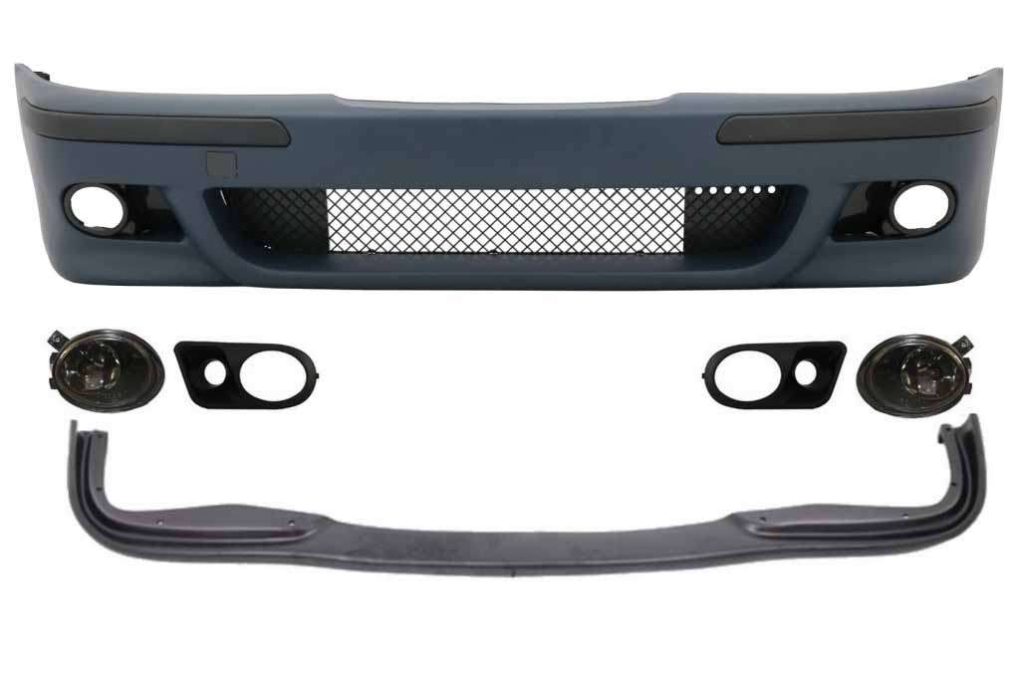 Βλησαρούλης Car Center - Body Kit Front Bumper Spoiler Fog Lights Smoke Lens Covers suitable for BMW E39 5 Series 95-03 M5 Design