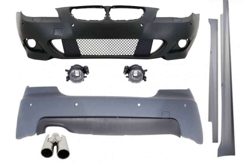 Βλησαρούλης Car Center - Body Kit M-Technik suitable for BMW E60 5 Series 2003-2007 with PDC 24mm Exhaust Muffler Tips LEFT SIDE