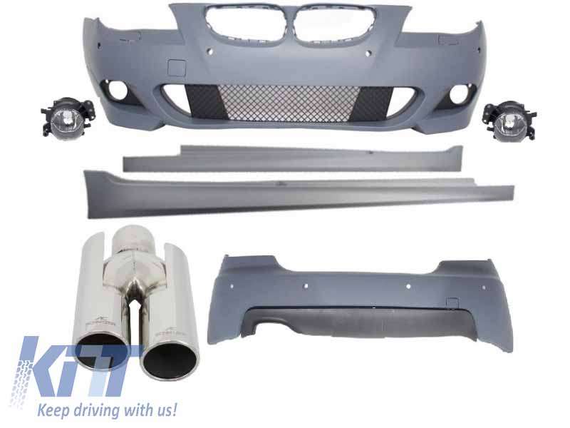 Βλησαρούλης Car Center - Body Kit M-Technik suitable for BMW E60 (5-series) (2003-2010) with ACS-look Exhaust Muffler