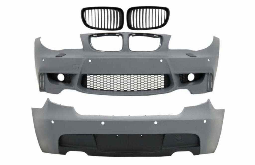 Βλησαρούλης Car Center - Body Kit suitable for BMW 1 Series E81 E87 Hatchback (2004-2011) M Sport Design with PDC and Fog Light Grilles