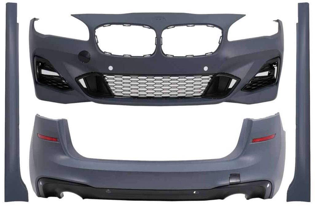 Βλησαρούλης Car Center - Body Kit suitable for BMW 2 Series F45 LCI Active Tourer (05.2017-12.2019) M-Technik Design Double Outlet for Single Exhaust