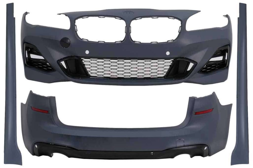 Βλησαρούλης Car Center - Body Kit suitable for BMW 2 Series F46 LCI Gran Tourer (05.2017-12.2019) M-Technik Design Double Outlet for Single Exhaust