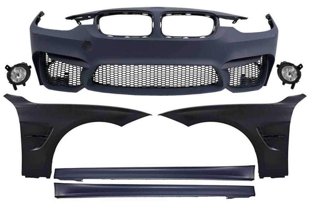 Βλησαρούλης Car Center - Body Kit suitable for BMW 3 Series F30 F31 (2011-2019) Bumper with Front Fenders and Side Skirts M3 Design