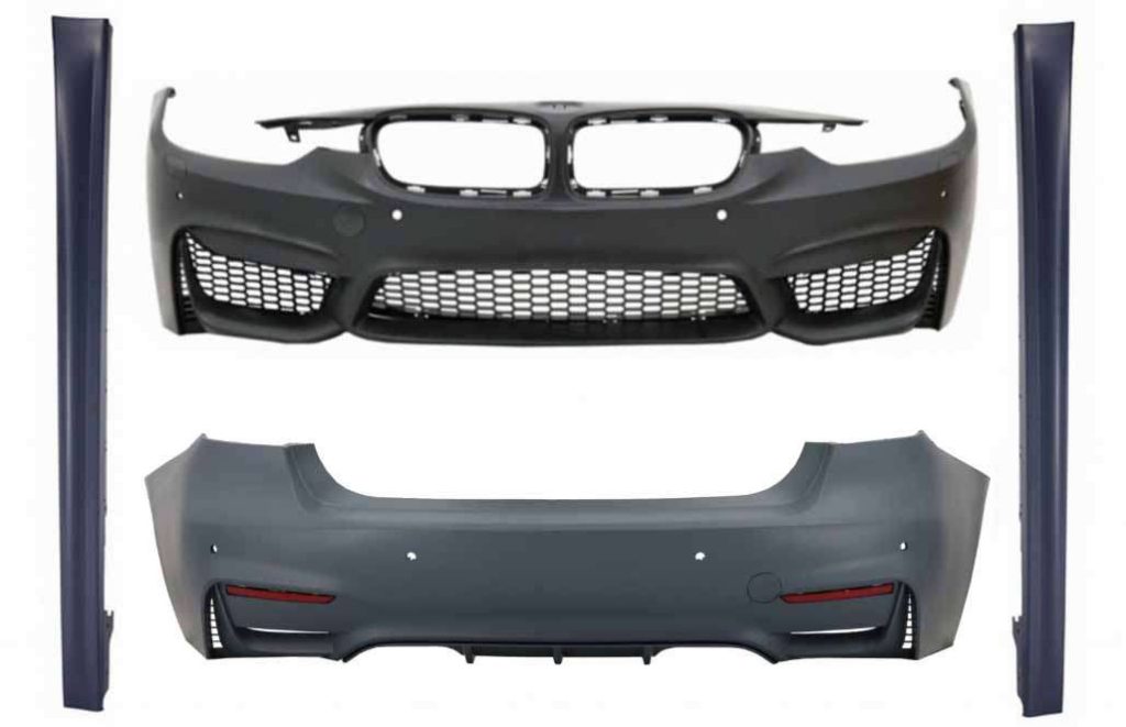 Βλησαρούλης Car Center - Body Kit suitable for BMW 3 Series F30 (2011-2015) F30 LCI (2016-up) with Side Skirts M3 Sport Design
