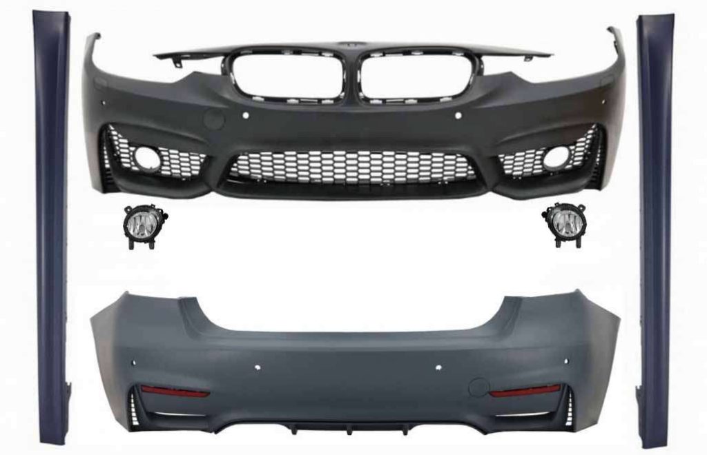 Βλησαρούλης Car Center - Body Kit suitable for BMW 3 Series F30 (2011-2015) F30 LCI (2016+) with Fog Lights Projectors M3 Sport Design