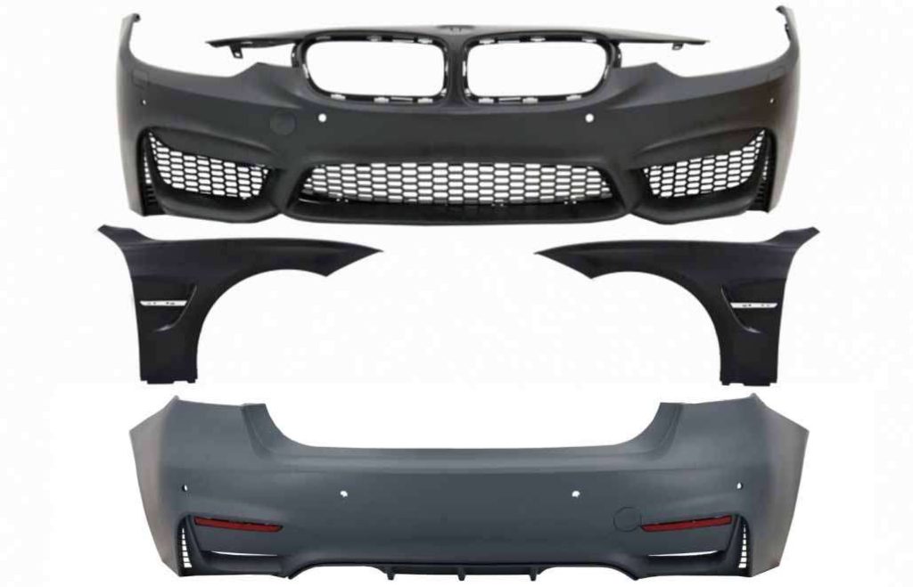 Βλησαρούλης Car Center - Body Kit suitable for BMW 3 Series F30 (2011-2015) F30 LCI (2016+) M3 Sport Design Front Fenders