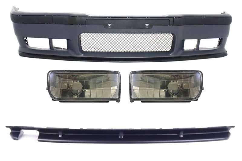 Βλησαρούλης Car Center - Body Kit suitable for BMW 3er E36 (1992-1997) M3 Design With Smoke Fog Lights