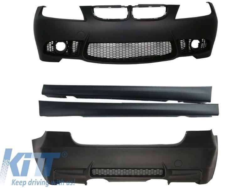 Βλησαρούλης Car Center - Body Kit suitable for BMW 3er E90 (2004-2008) (Non LCI) M3 Design Front/Rear Bumper without Fog Lamps and Side Skirts
