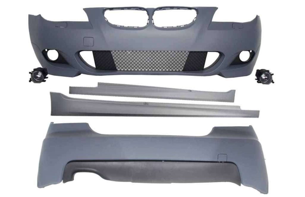 Βλησαρούλης Car Center - Body Kit suitable for BMW 5 Series E60 (2003-2010) M-Technik Design Fog Lights Side Skirts and without PDC