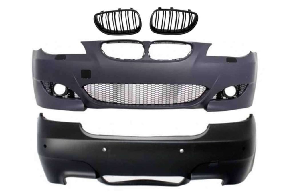 Βλησαρούλης Car Center - Body Kit suitable for BMW 5 Series E60 (2007-2010) M5 Design with Central Grille Double Stripe Piano Black