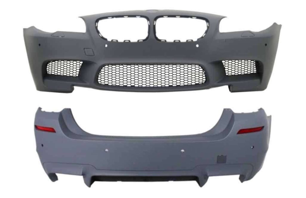 Βλησαρούλης Car Center - Body Kit suitable for BMW 5 Series F10 (2011-2017) LCI & NonLCI M5 Design with Air Diffuser PDC SRA