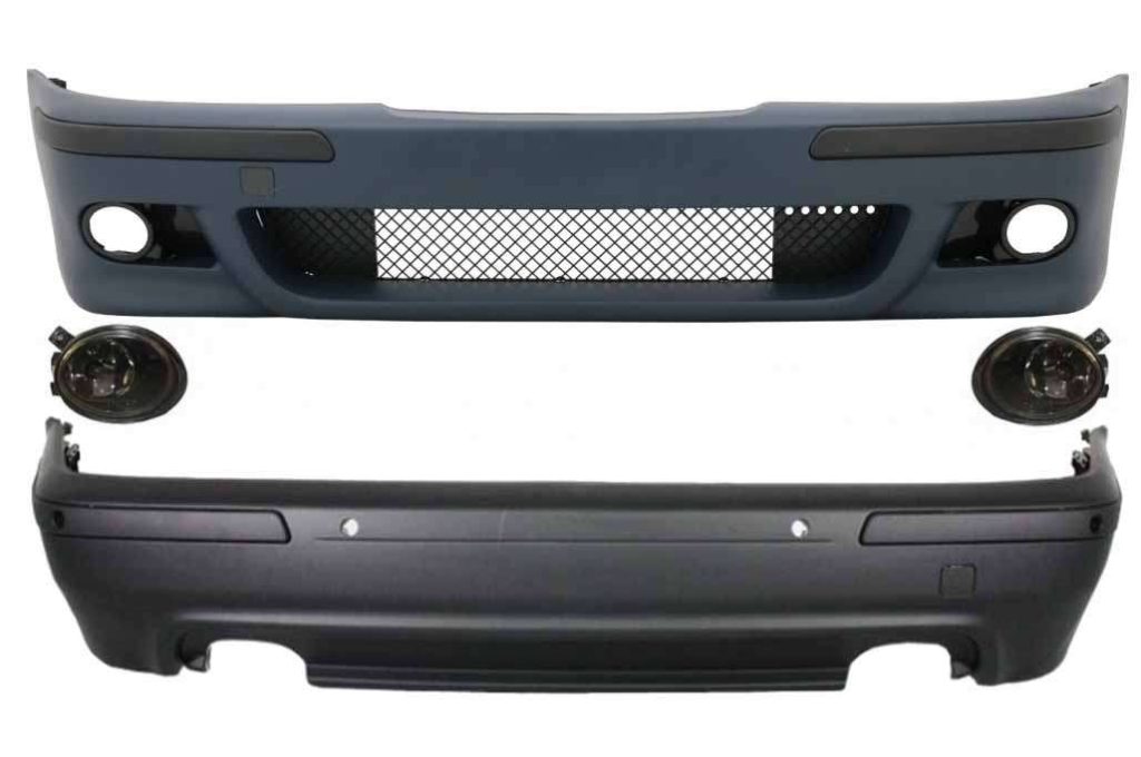 Βλησαρούλης Car Center - Body Kit suitable for BMW E39 5 Series (1995-2003) Double Outlet M5 Design Fog Lights Smoke