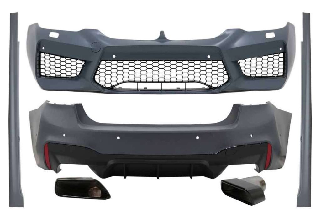Βλησαρούλης Car Center - Body Kit with Black Exhaust Muffler Tips suitable for BMW 5 Series G30 (2017-2019) M5 Design