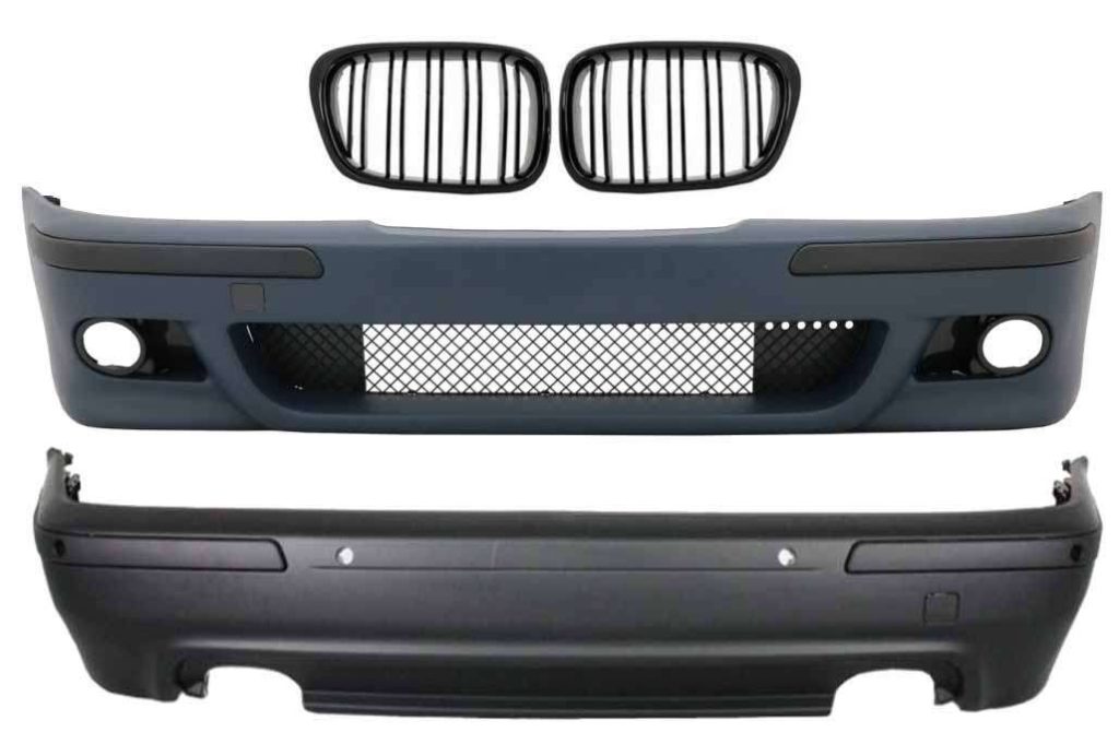 Βλησαρούλης Car Center - Body Kit with Central Grilles Piano Black suitable for BMW 5 Series E39 (1997-2003) M5 Design