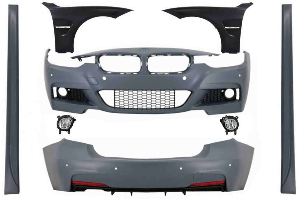 Βλησαρούλης Car Center - Body Kit with Front Fenders and Fog Lights suitable for BMW 3 Series F30 (2011-2019) M-Technik Design