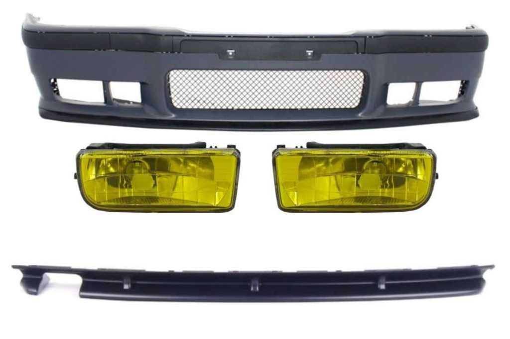 Βλησαρούλης Car Center - Body Kit  suitable for BMW 3er E36 (1992-1997) M3 Design With Yellow Fog Lights