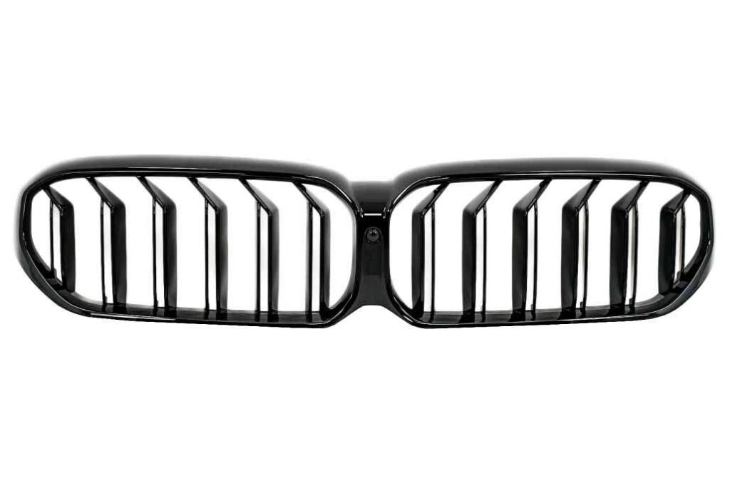 Βλησαρούλης Car Center - Central Kidney Grille suitable for BMW 5 Series G30 G31 LCI (07.2020-up) Double Stripe Design Piano Black