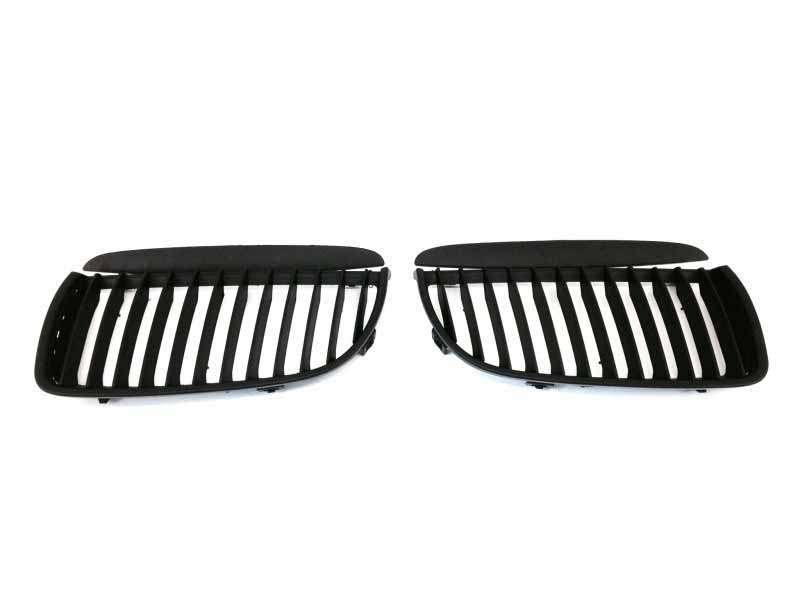 Βλησαρούλης Car Center - Central Kidney Grilles suitable for BMW 3 Series E90 E91 Pre-LCI (2005-2008) Black