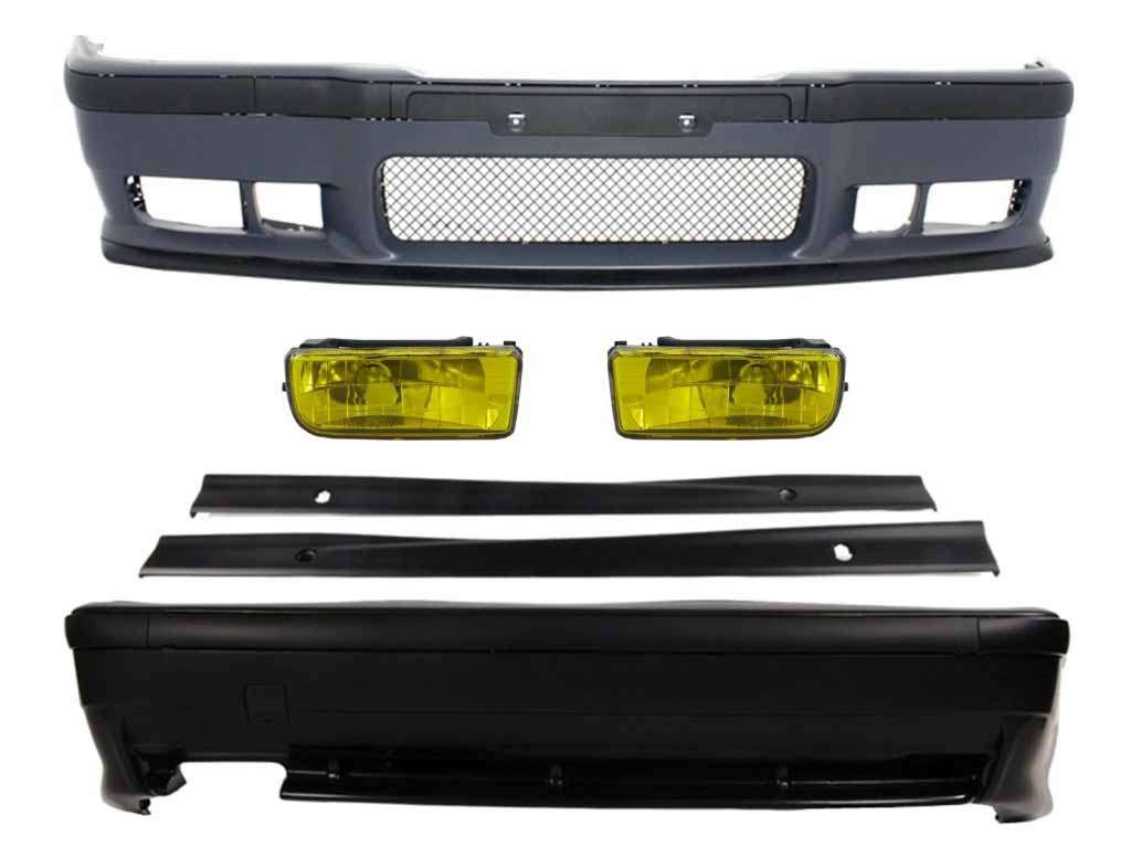 Βλησαρούλης Car Center - Complete Body Kit suitable for BMW 3 Series E36 1992-1998 M3 Design with Fog Lights Side Skirts