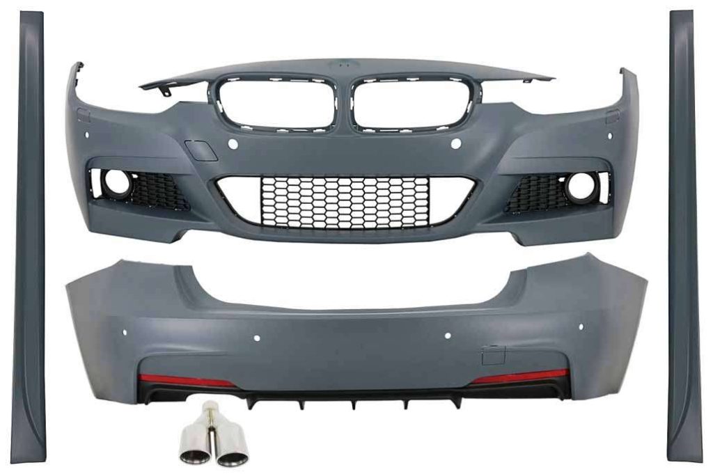 Βλησαρούλης Car Center - Complete Body Kit suitable for BMW 3 Series F30 (2011-2019) M-Technik Design With Exhaust Muffler Tip