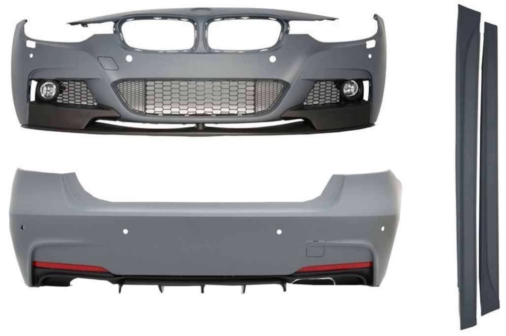 Βλησαρούλης Car Center - Complete Body Kit suitable for BMW 3 Series F30 (2011-2019) M-Performance Design With Double Version Air Diffuser