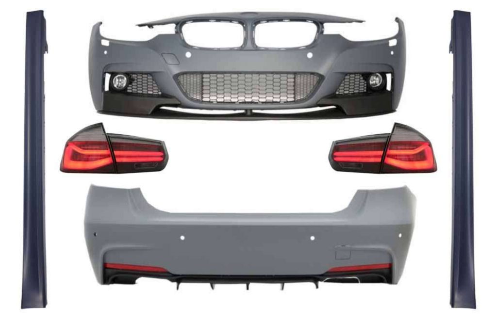 Βλησαρούλης Car Center - Complete Body Kit suitable for BMW 3 Series F30 (2011-2019) with LED Taillights Dynamic Sequential Turning Light M-Performance Design