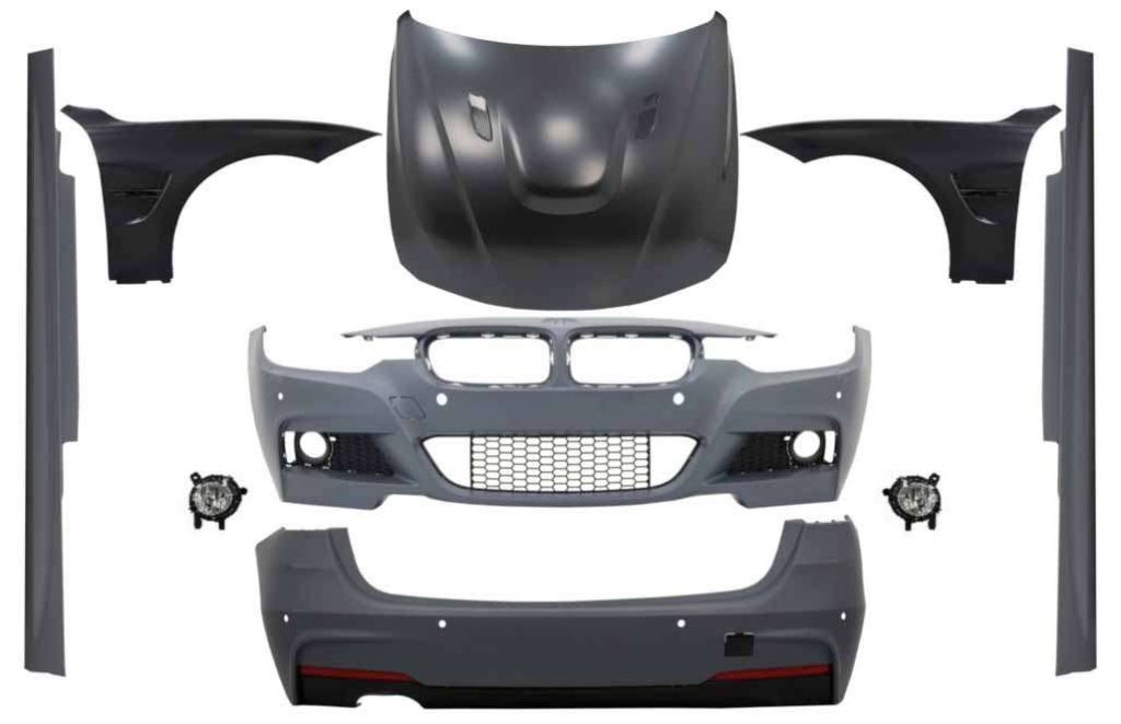 Βλησαρούλης Car Center - Complete Body Kit suitable for BMW 3 Series Touring F31 (2011-02.2017) M-Technik Design with Front Fenders and Hood Bonnet