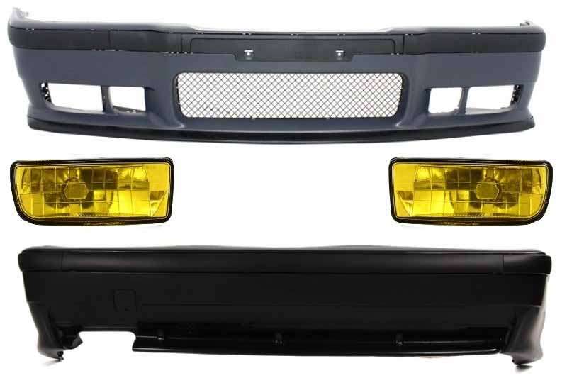 Βλησαρούλης Car Center - Complete Body Kit suitable for BMW 3er E36 (1992-1998) M3 Design With Yellow Fog Lights