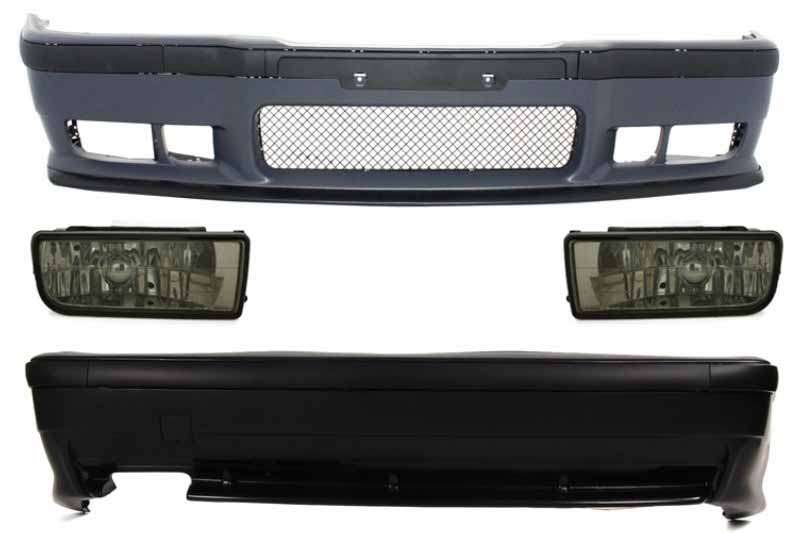 Βλησαρούλης Car Center - Complete Body Kit suitable for BMW 3er E36 (1992-1998) M3 Design With Smoke Fog Lights